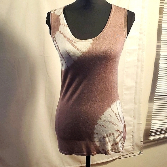 Belldini Two Piece Set Brown Cardigan Sweater Camisole Women’s Size Medium - Picture 12 of 16